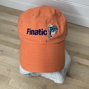Miami Dolphins "Official Supermarket" Publix FINATIC Adjustable Orange Hat Cap